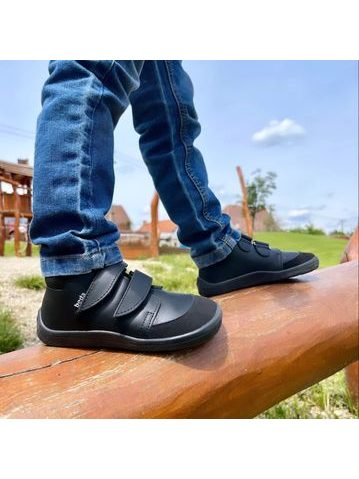 BEDA CELOROČNÍ JUST Black | Dětské celoroční barefoot boty