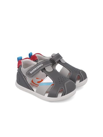 BIOMECANICS SANDÁLY WIDER Grey | Dětské barefoot sandály