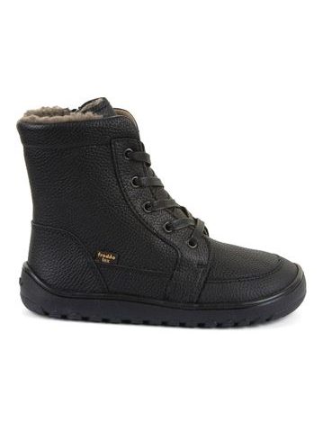 Kinder-Barfußstiefeletten FRODDO UP TEX CORE Schwarz