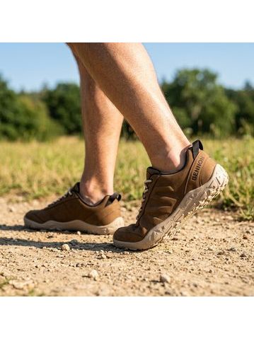 Barefoot Kožené Boty BENNON Hnědé