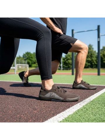 Barefoot Sportovní Boty GROUNDIES® G-Pure Tmavě hnědé