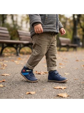 Детски целогодишни боси обувки FRODDO AUTUMN бордо