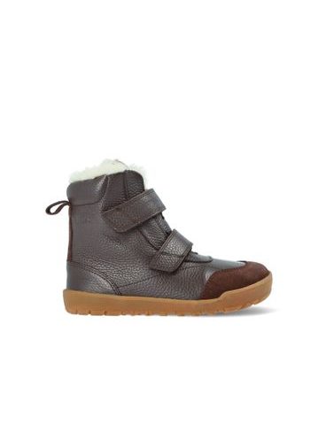 Dětské Barefoot zimní zateplené boty RAYVE LAHTI tmavě hnědé