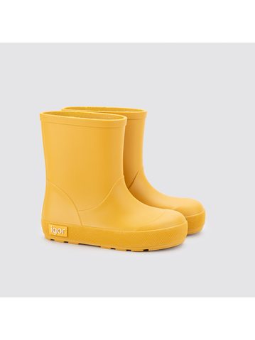 IGOR HOLÍNKY Yellow | Dětské barefoot holínky 2