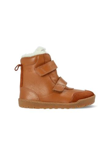 Dětské Barefoot zimní zateplené boty RAYVE LAHTI hnědé koňakové