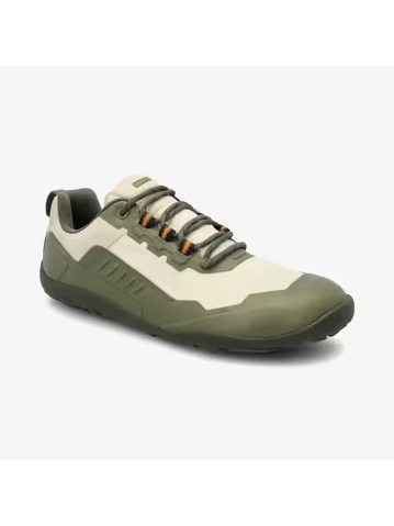 Barefoot Outdoorové Boty GROUNDIES® All Terrain Low 2.0 Zeleno Oranžové