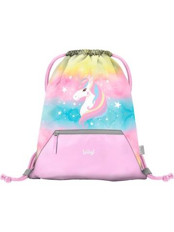 BAAGL Sáček s kapsou Rainbow Unicorn