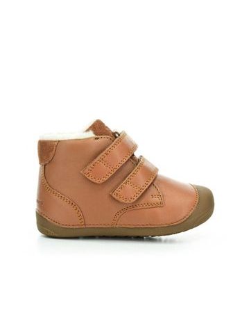 Dětské Barefoot Zimní boty BUNDGAARD PETIT WINTER koňakové