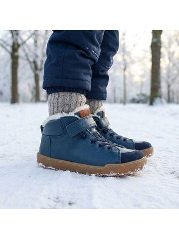 Ghete Barefoot de Iarnă pentru Copii PEGRES BF40 0.1 negre