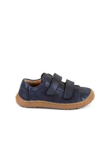 FRODDO TENISKY BAZE LEATHER D-VELCRO Blue+ | Dětské barefoot tenisky