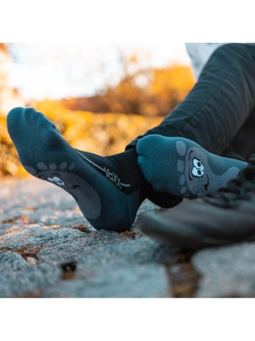 VoXX® BAREFOOTAN Anatomicky Tvarované Ponožky Černé