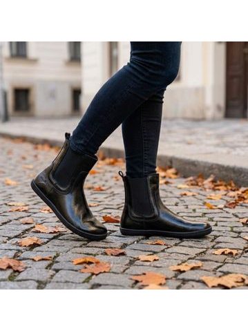 Barfußstiefeletten LEGUANO AKTIV PLUS Schwarz