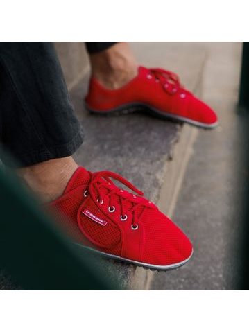 LEGUANO AKTIV Red | Barefoot tenisky