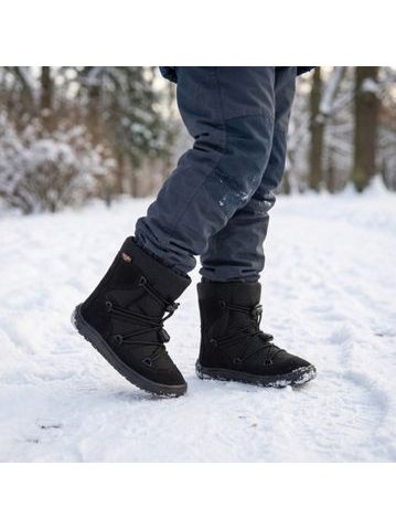 Kinder-Barfuß-Winterstiefel FRODDO WINTER TEX Dunkelblau
