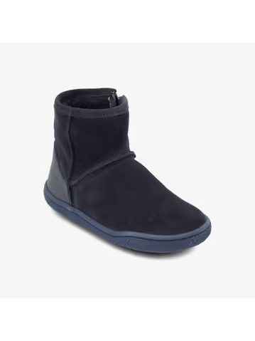 Dětské Barefoot Zimní Zateplené Válenky GROUNDIES Mini Cozy Kids Modré