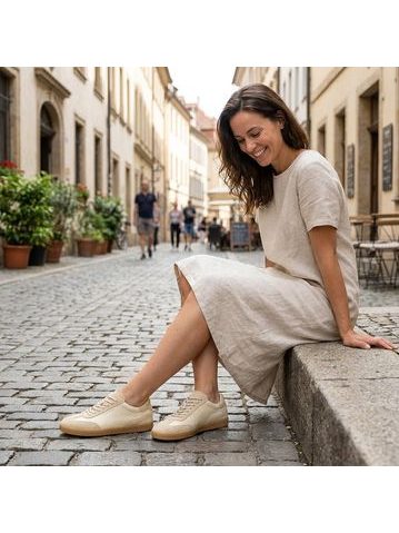 Barefoot Tenisky GROUNDIES® Panama Modré Bordeaux