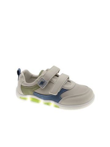 Kinder-Barfußschuhe BEPPI SAPATO INFANTI beige mit leuchtender Sohle