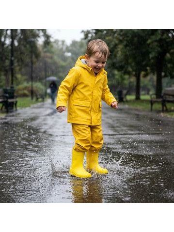 BUNDGAARD ATLAS Lemon | Dětské barefoot holínky