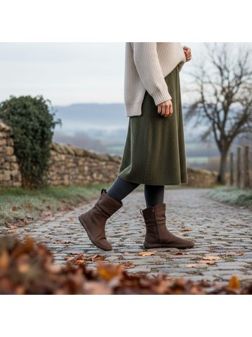 GROUNDIES® Odessa GX2 Brown Barefoot Topli Čizme