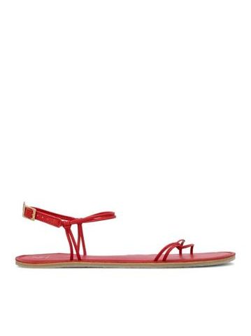 GROUNDIES CADIZ WOMEN Red | Dámské barefoot sandály