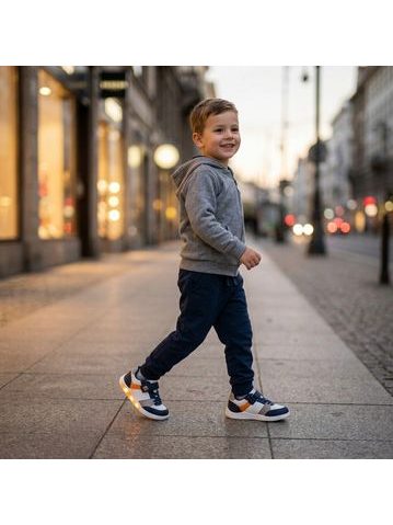 BEPPI SAPATO INFANTI Béžové | Dětské barefoot svítící tenisky
