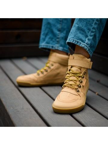 CRAVE GLASGOW 2.0 Cognac | Kotníkové barefoot boty