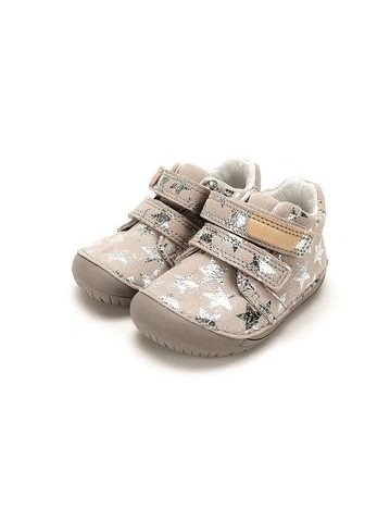 Dětské barefoot tenisky D.D.STEP S070-62583B Béžové hvězdy