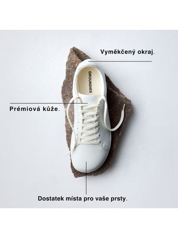Barefoot Tenisky GROUNDIES® Zurich Šedo Béžové