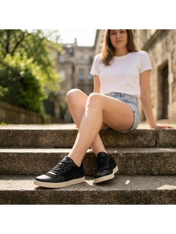 Dámské Barefoot Tenisky GROUNDIES® Nova Special Černá/Krokodýl