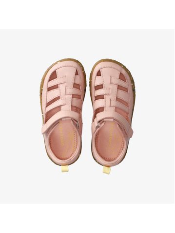 Dětské Barefoot Sandály GROUNDIES® Noto 2.0 Růžovo Citronove