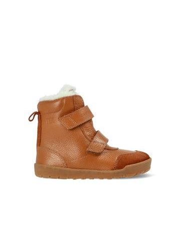 Bottes d'hiver barefoot enfant RAYVE LAHTI marron cognac