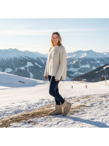 GROUNDIES® Iceland Black női Barefoot csizma