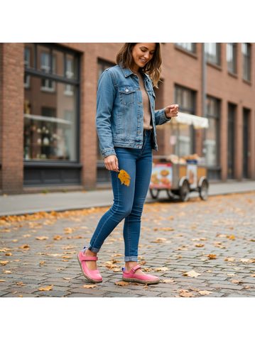 GROUNDIES® Stella Kids Navy Dječje barefoot sandale