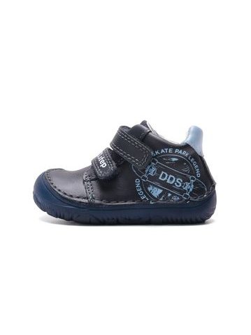 Dětské barefoot celoroční boty D.D.STEP S073-62313A svítící skateboard - boční pohled