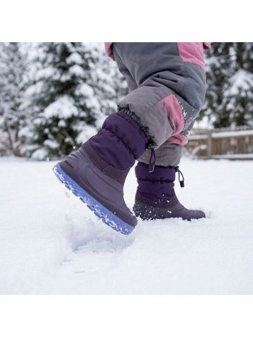 Cizme barefoot de iarnă pentru copii RAYVE SNOWSTORM negre/maro