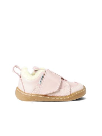 PEGRES PRVNÍ ZIMNÍ BOTIČKY SBF64W Růžová | Dětské první barefoot zateplené botičky
