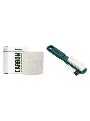SET na starostlivosť o semiš COLLONIL guma NUBUK SUEDE CLEANER + krepová kefka