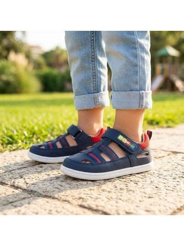 BEPPI SAPATO CASUAL BEBE Modré | Dětské barefoot sandály