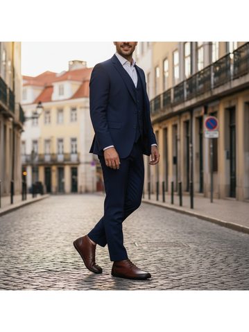 GROUNDIES® Milano Camel Barefoot+ alkalmi bokacipő