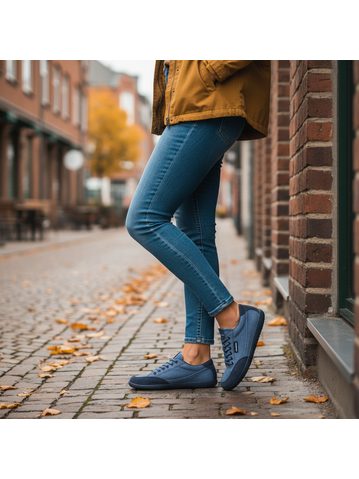 GROUNDIES® Amsterdam Indigo Blue Moške Barefoot Superge