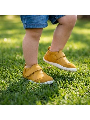 Dětské barefoot tenisky BOBUX XPLORER MARVEL žluté