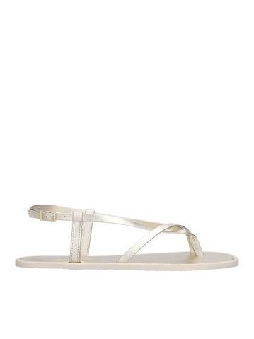 Dámské Barefoot Sandály GROUNDIES® Maya Champagne