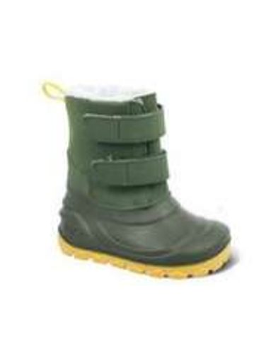CRAVE BLIZZARD Green | Dětské zimní zateplené boty