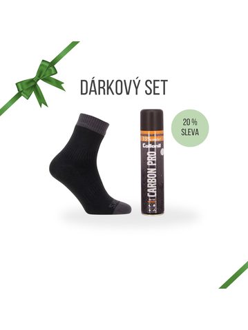 DÁRKOVÝ SET NEPROMOKAVÁ 100% voděodolné ponožky SEALSKINZ WRETHAM a Carbon Pro Impregnace