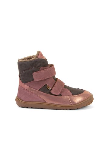 FRODDO UP TEX WINTER Grey / Pink | Dětské zimní zateplené barefoot boty