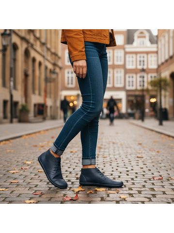 GROUNDIES® All Terrain High 2.0 Black Barefoot túracipő