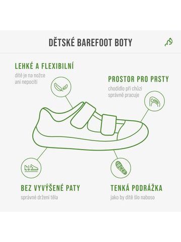 FRODDO LOOP SANDAL Red | Dětské barefoot sandály