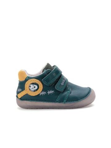 D.D.STEP S070-52576B gyerek barefoot cipő türkiz világító