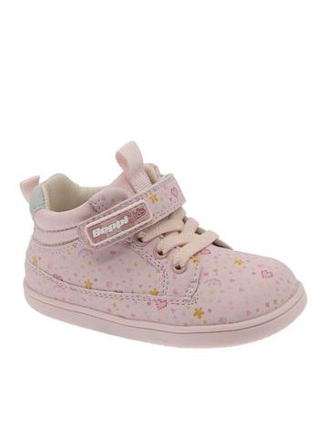 Barefoot enkellaarzen voor kinderen BEPPI CASUAL BOOT BABY roze sterretjes