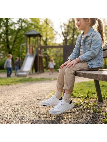 Dětské Barefoot Tenisky GROUNDIES® Lou 2.0 Modrá Mint